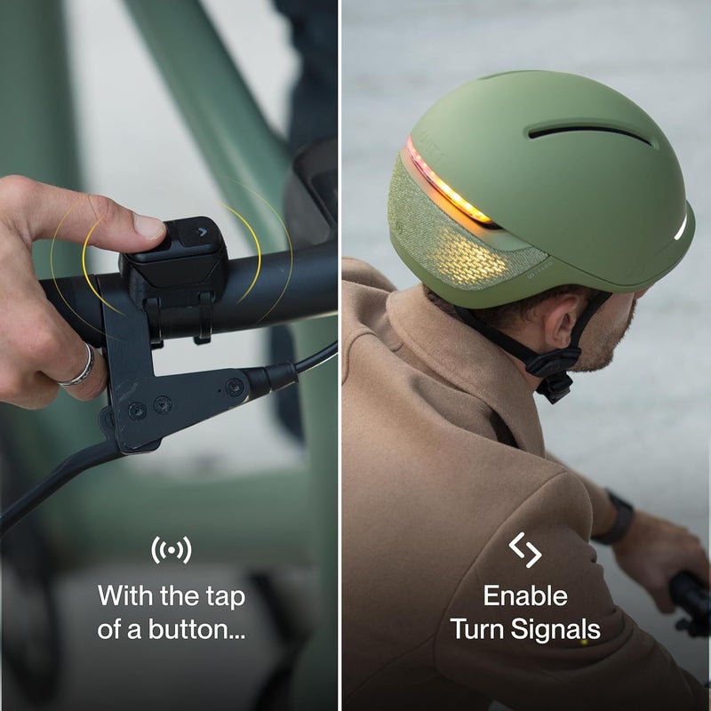 UNIT 1 Store Turn Signals Remote | USB-C Rechargeable | Compatible with All U1 Devices | Magnetic Mount | Automatic Brake Lights & Turn Signals | iOS & Andrioid App-Connected | Handlebar Controller - Image 5